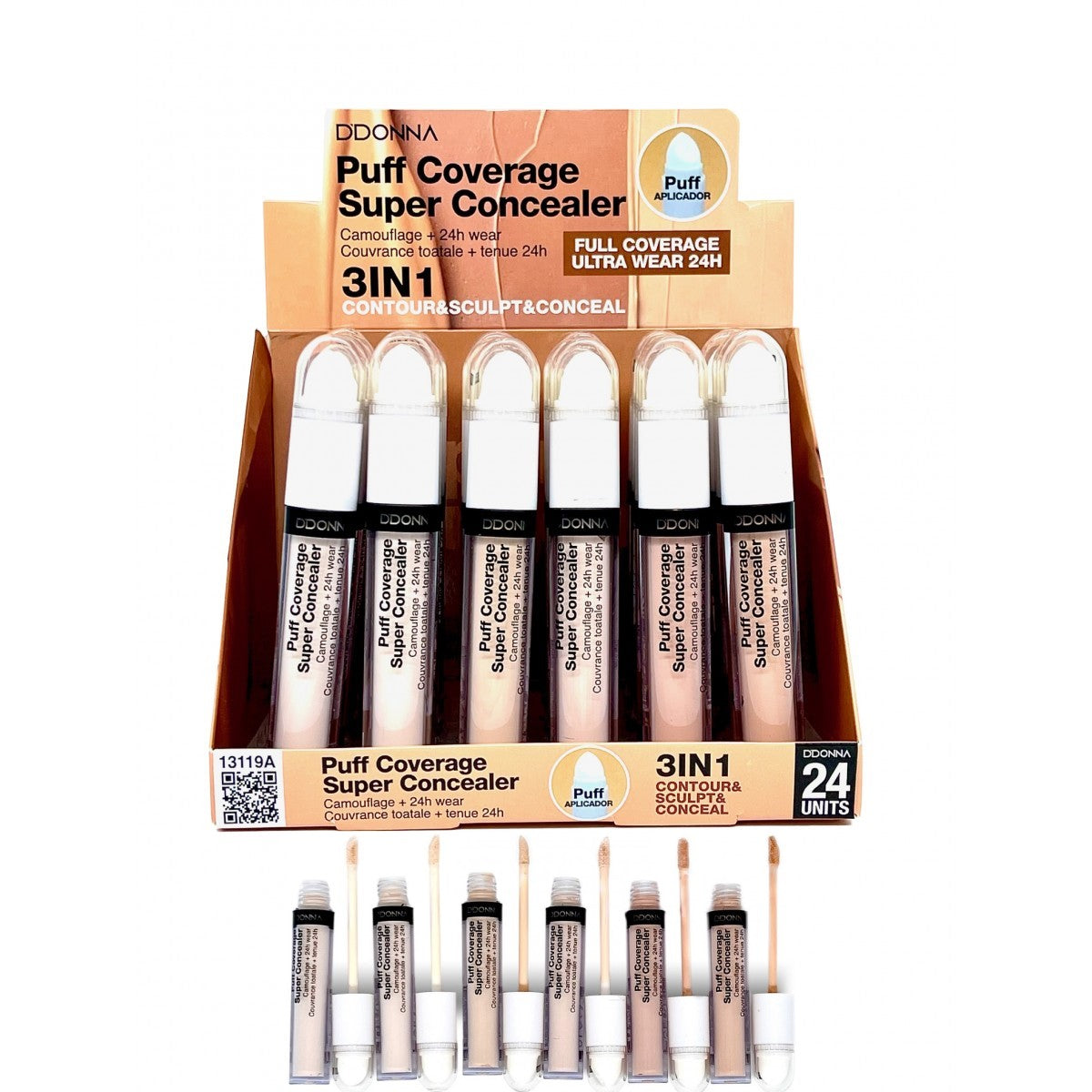 13119A Correttore liquido PUFF COVERAGE (con spugnetta applicatore)
