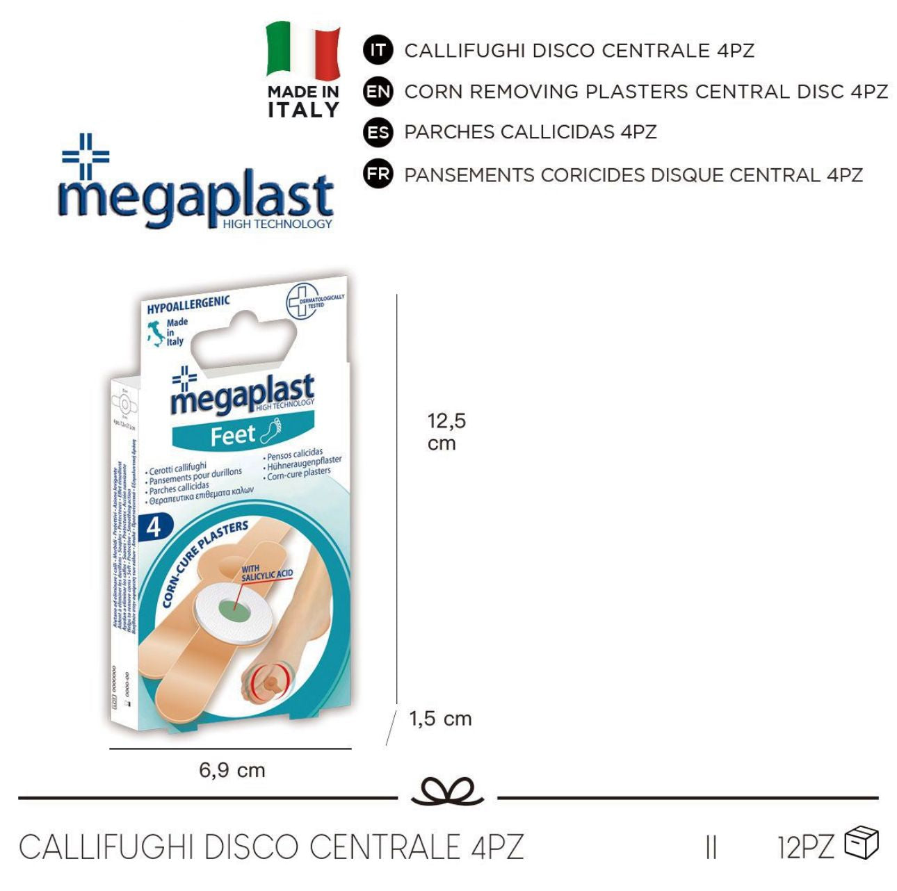 185244 Cerotti CALLIFUGHI disco centrale 4pz