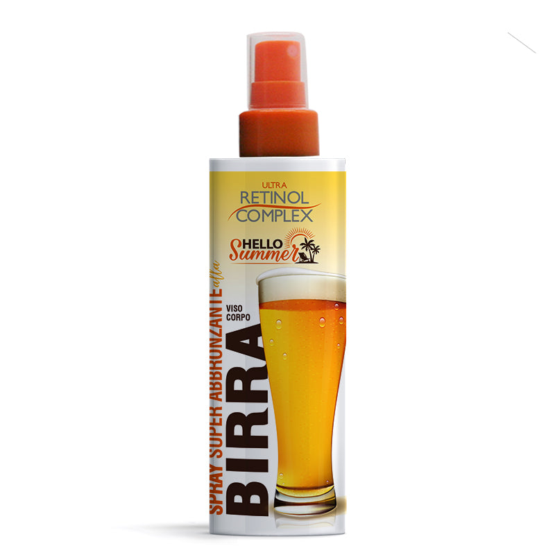 Spray Abbronzante alla BIRRA 200 ml