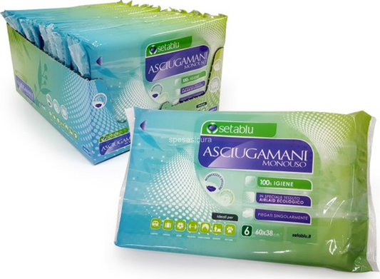 Setablu ASCIUGAMANI MONOUSO 60x38 6pz