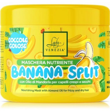 Maschera capelli secchi e crespi BANANA SPLIT 500 ml