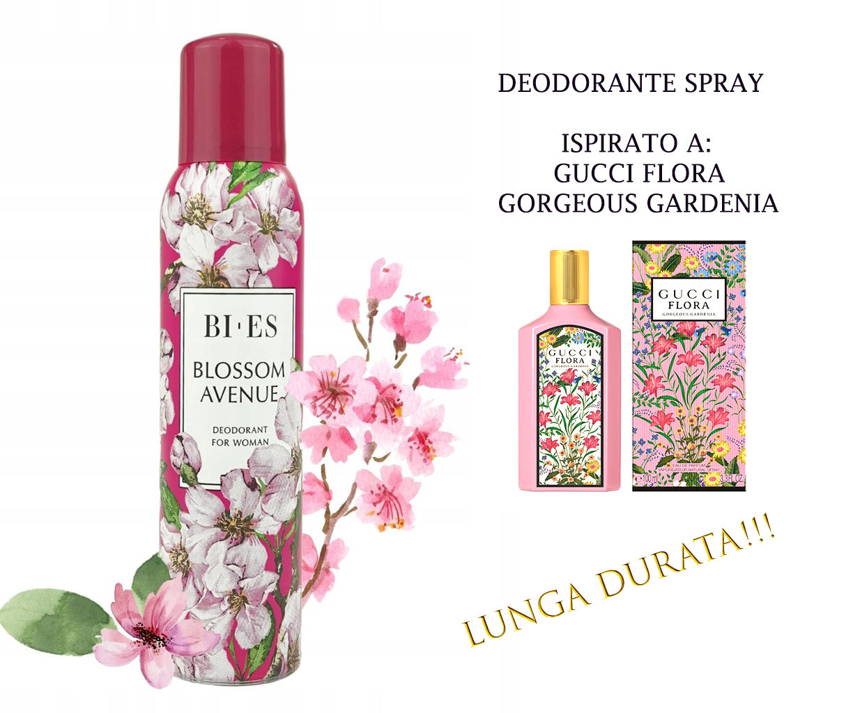 Blister 12pz. Deodorante Bi.Es. BLOSSOM AVENUE 150ml