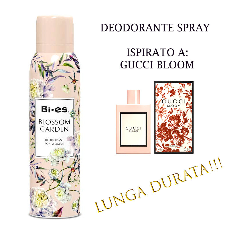 Blister 12pz. Deodorante Bi.Es. BLOSSOM GARDEN 150ml