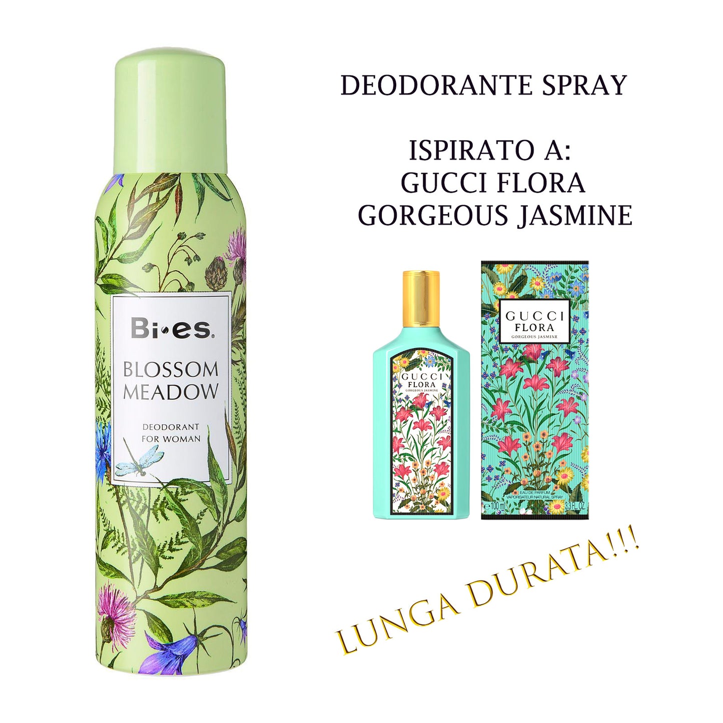 Blister 12pz. Deodorante Bi.Es. BLOSSOM MEADOW 150ml