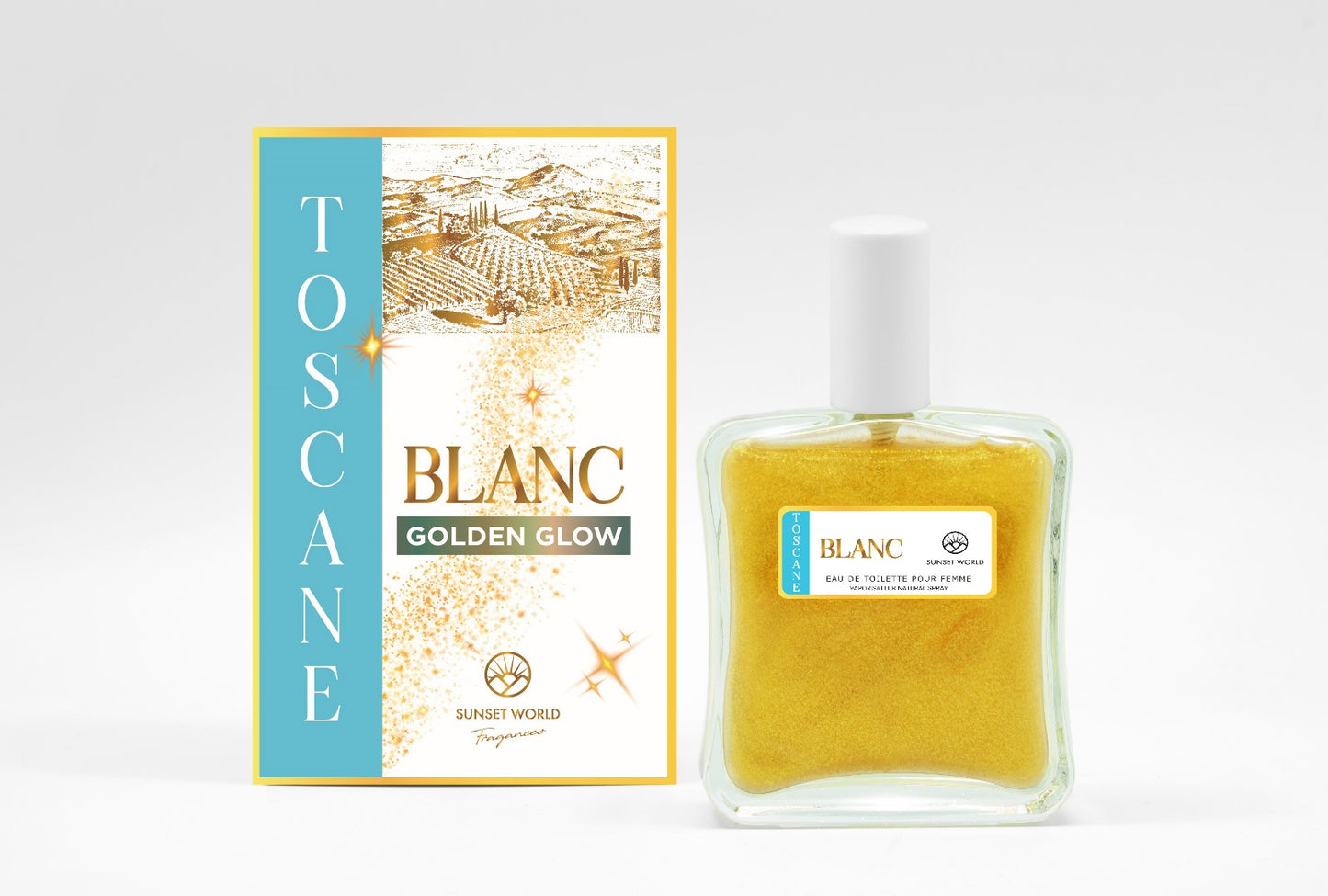 Profumo Sunset World TOSCAN BLANC GOLD GLOW 100ml