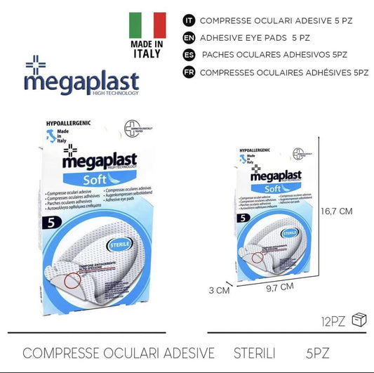 119201 COMPRESSE OCULARI ADESIVE 5pz