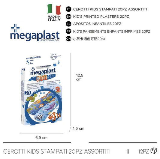 182229 Cerotti KIDS OCEAN 20pz assortiti