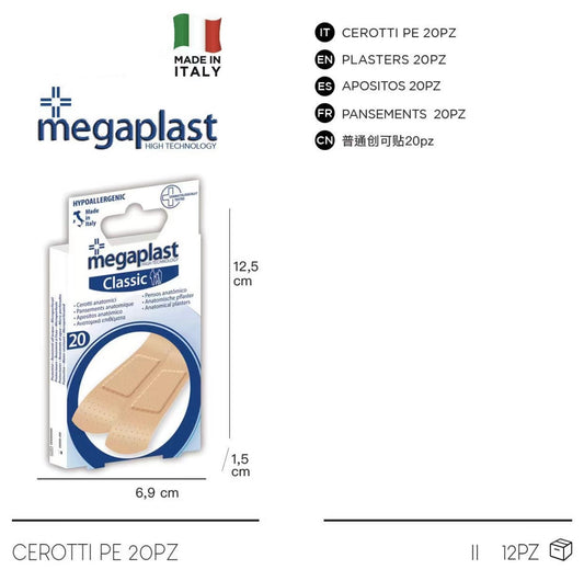 182243 Cerotti anatomici CLASSICI  20pz