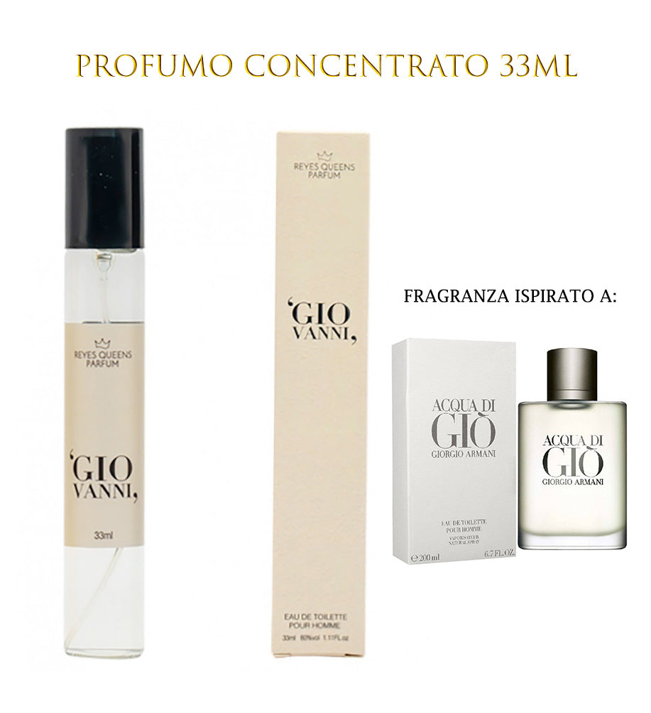 Profumo concentrato GIOVANNI 33 ml