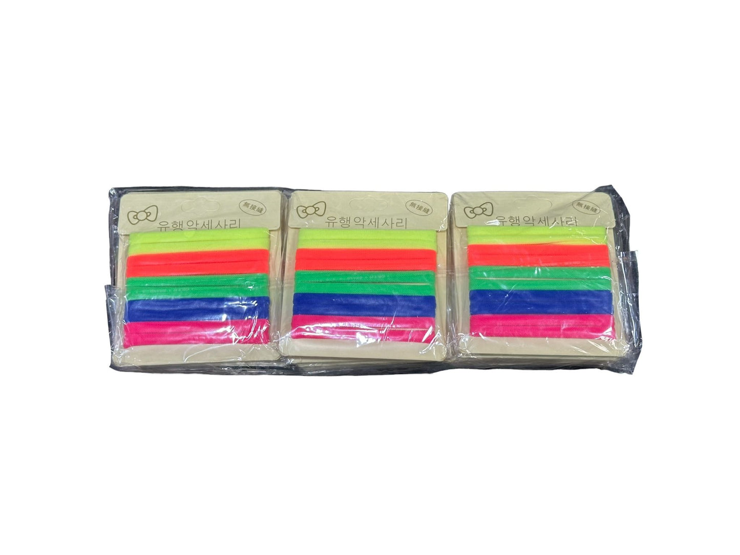 Cartella Elastici per Capelli colorati da 10pz