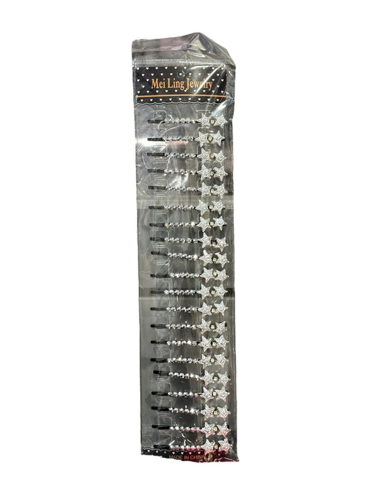 Confezione Ferma Capelli ELEGANTI con STRASS 20pz