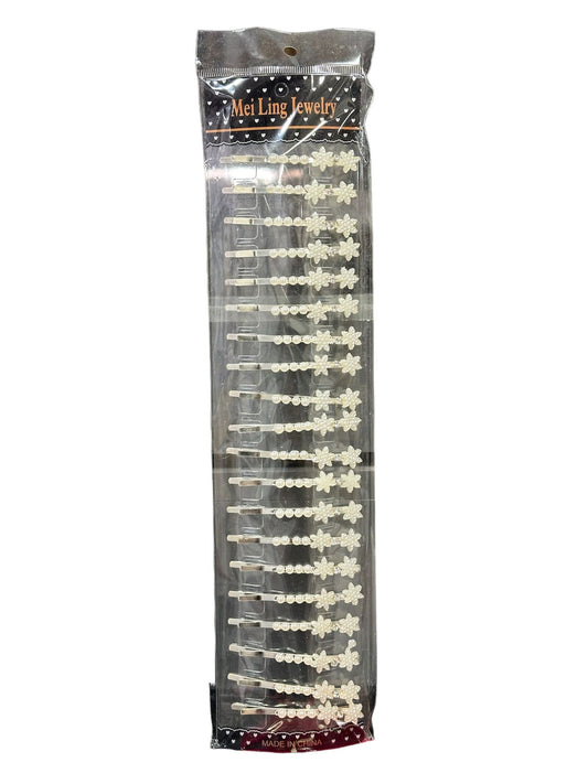 Confezione Ferma Capelli ELEGANTI con STRASS 20pz