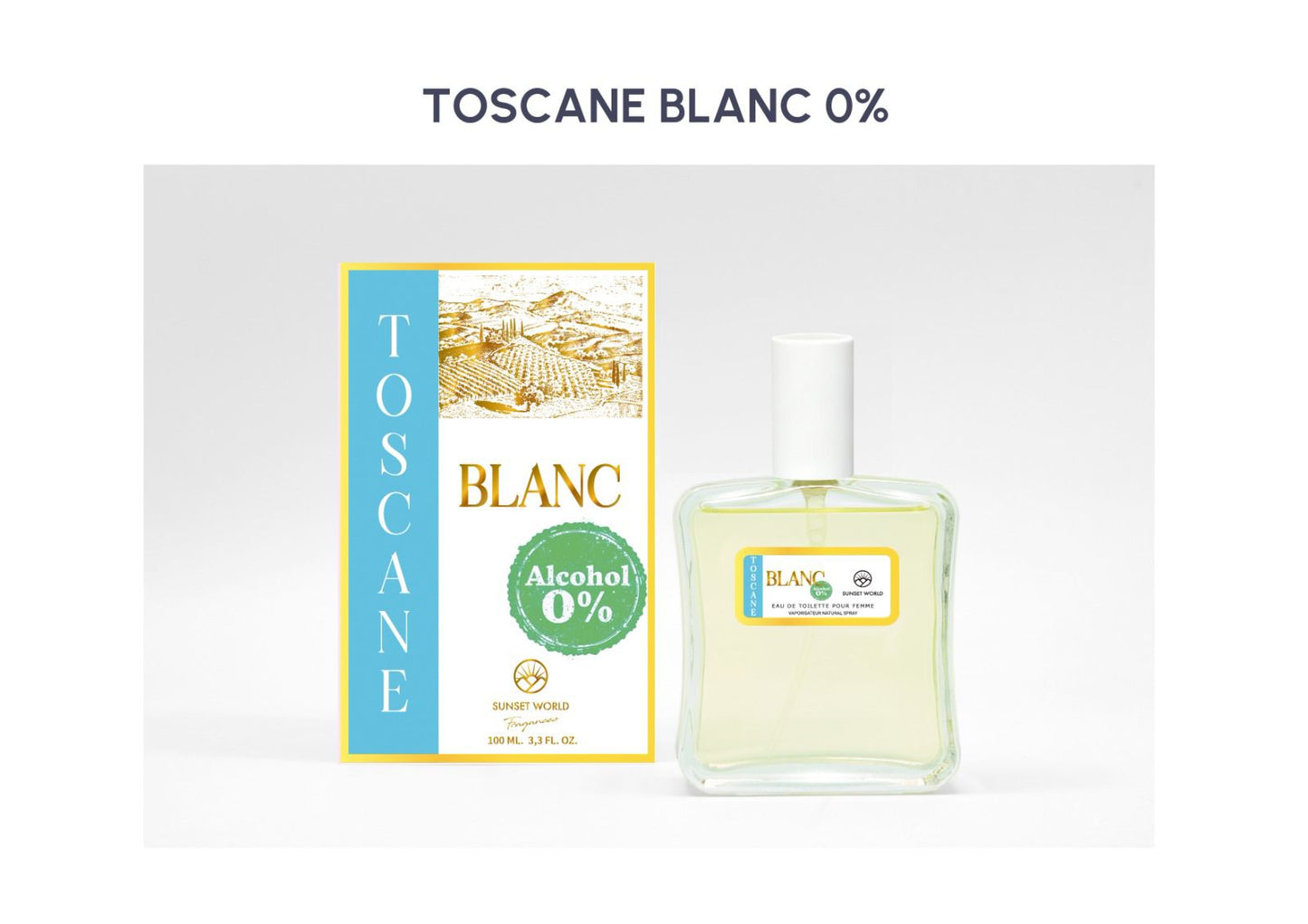 Profumo Sunset World TOSCANE BLANC 0%ALCOOL 100ml