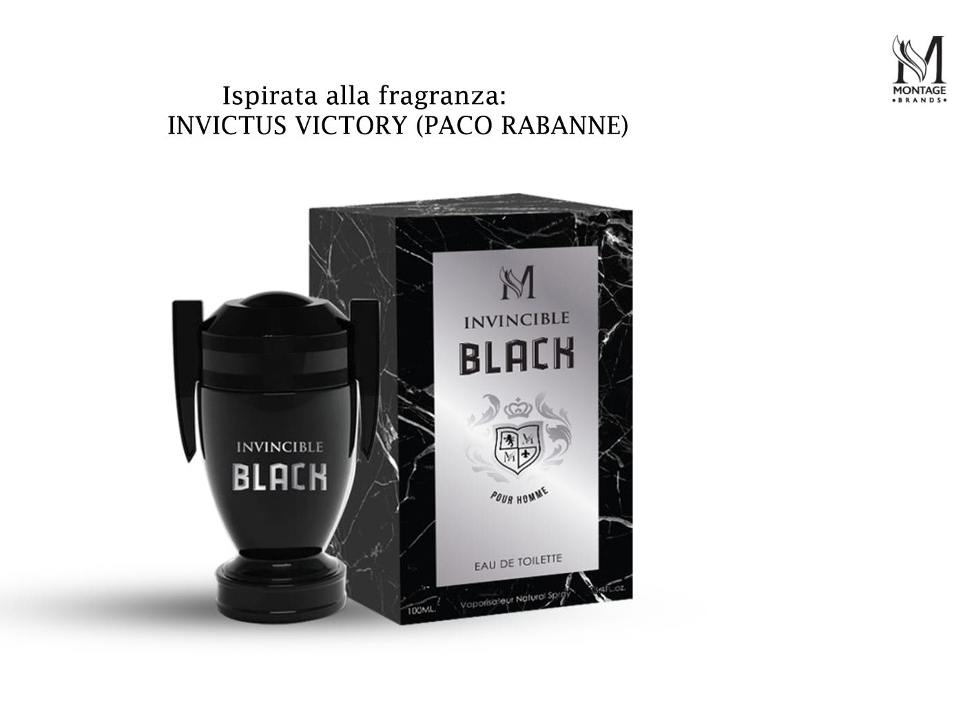 Profumo Montage INVINCIBLE BLACK 100 ml
