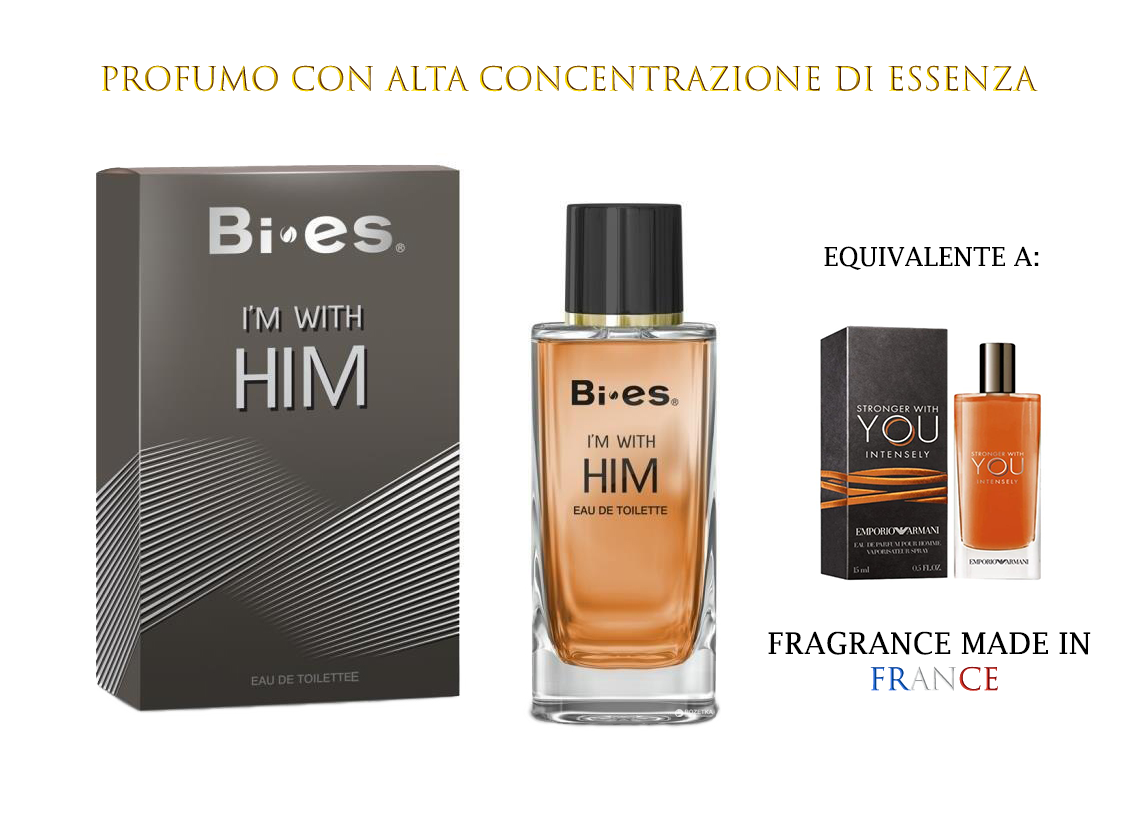 Profumo Bi.Es. I'M WITH HIM 100 ml