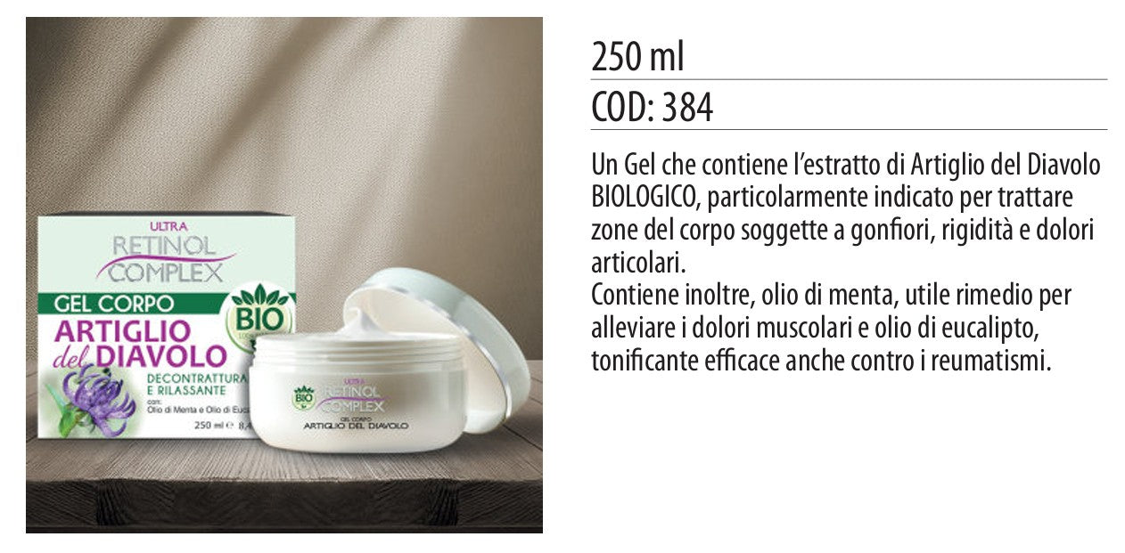 Gel corpo ARTIGLIO DEL DIAVOLO 250ml