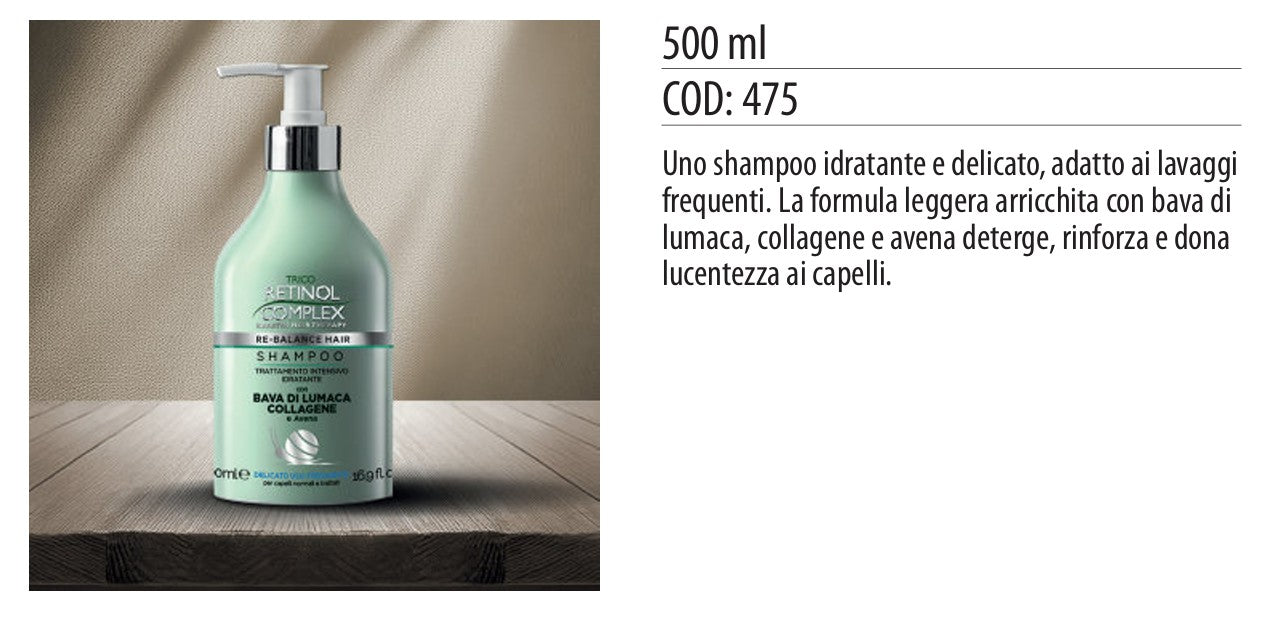 Shampoo TRATTAMENTO INTENSIVO DELICATO USO FREQUENTE 500ml