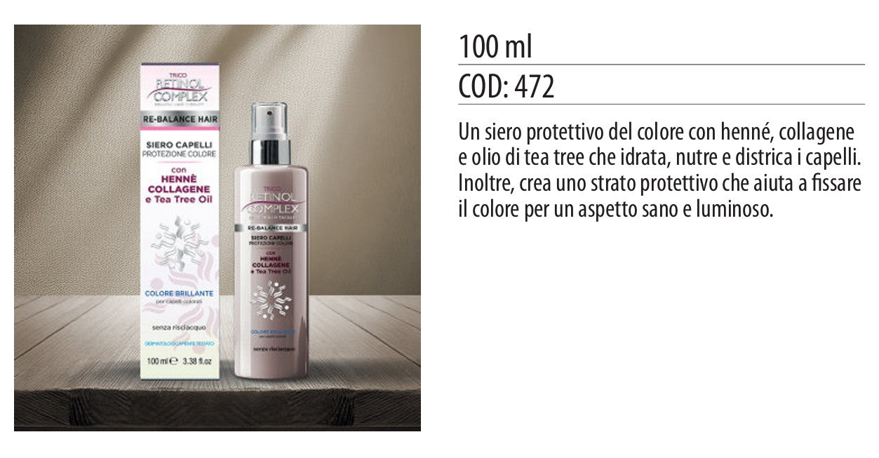 Siero capelli PROTEZIONE COLORE BRILLANTE 100ml