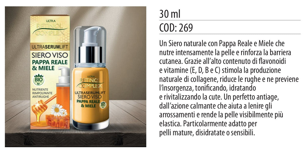 Siero viso PAPPA REALE & MIELE 30ml