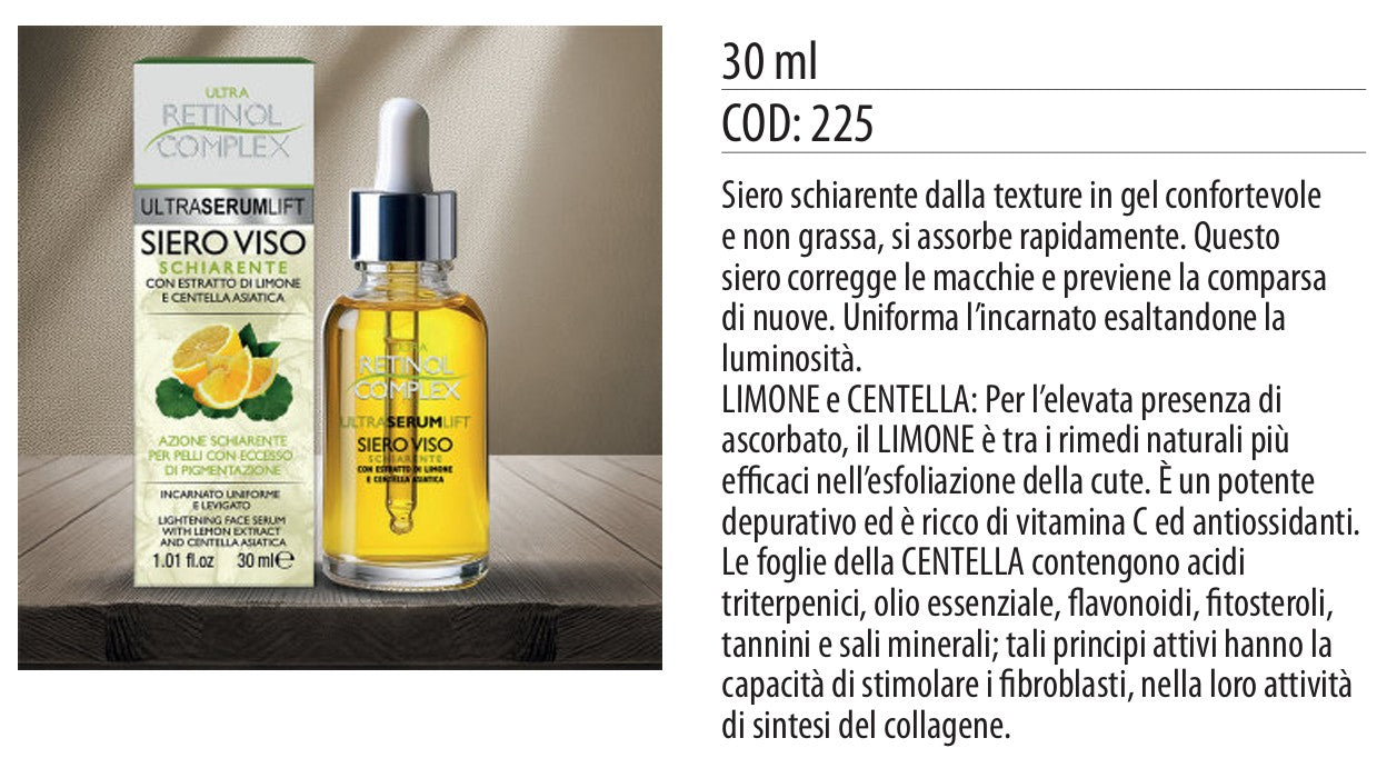 Siero Viso SCHIARENTE 30ml