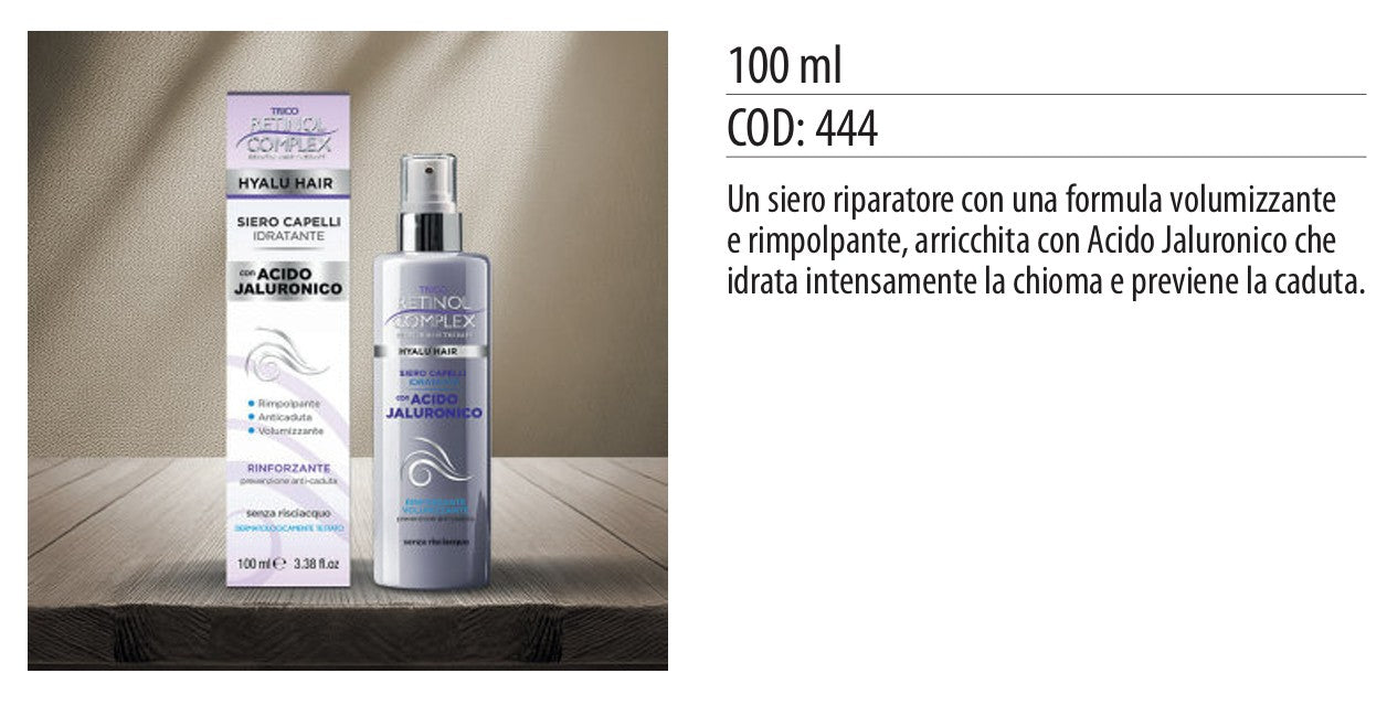 Siero Capelli ACIDO JALURONICO RINFORZANTE 100ml