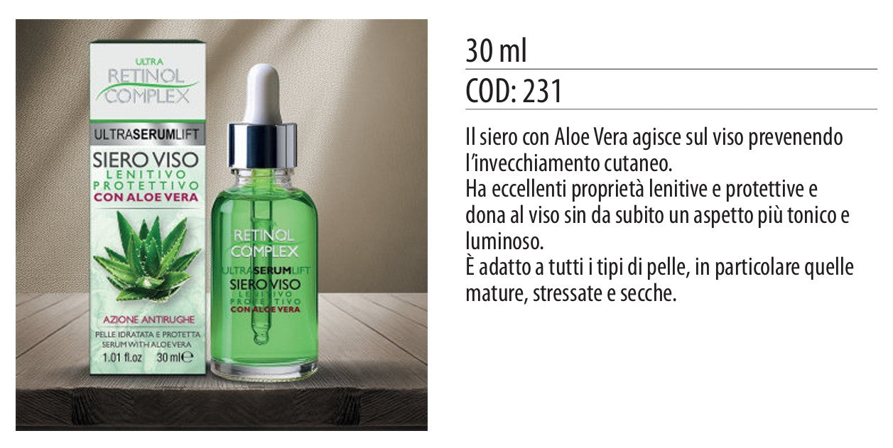 Siero viso ALOE VERA 30ml