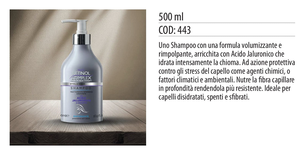 Shampoo TRATTAMENTO INTENSIVO A.J. RINFORZANTE 500ml