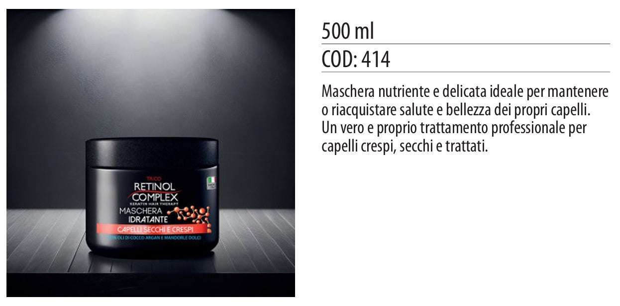 Maschera Capelli SECCHI E CRESPI 500ml