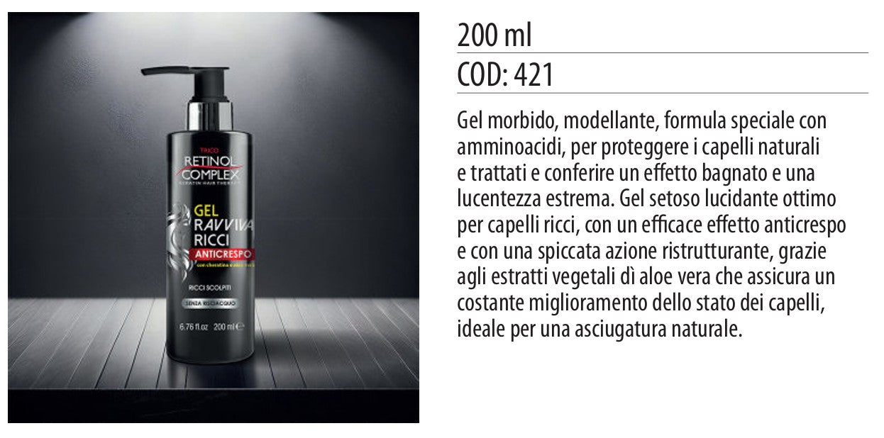 GEL RAVVIVA RICCI Anticrespo 200ml
