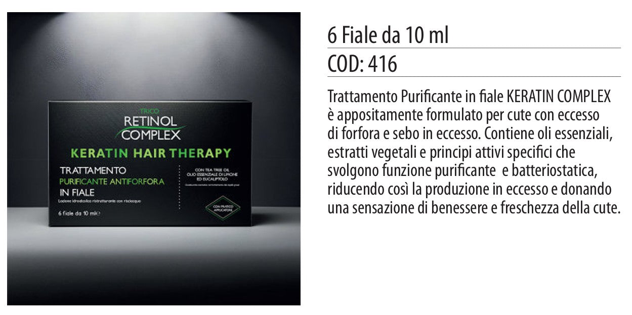 Fiale Capelli Trattamento PURIFICANTE ANTIFORFORA 6pz