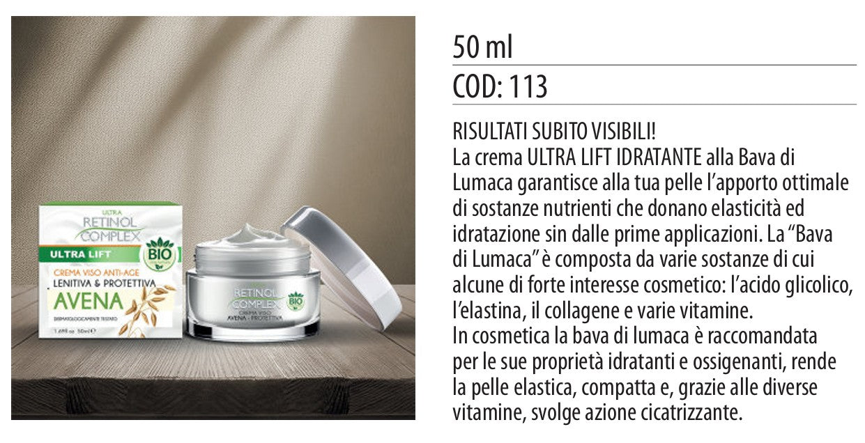 Crema viso AVENA BIO 50ml