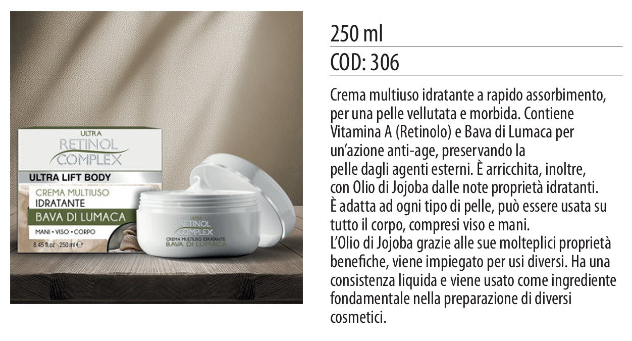 Crema corpo BAVA LUMACA 250ml