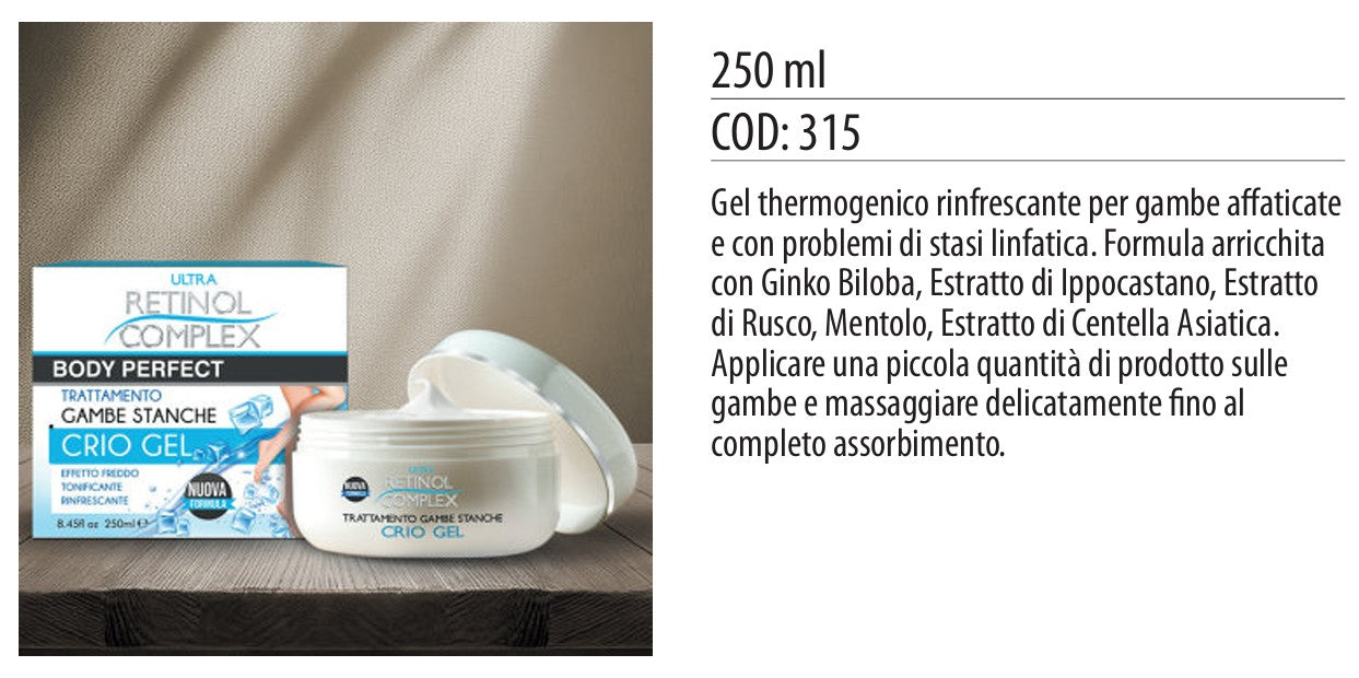 CRIO GEL gambe stanche 250ml
