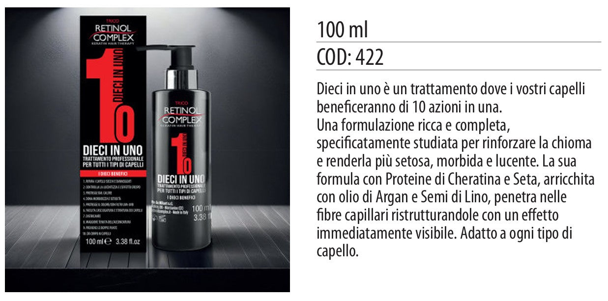 Trattamento 10 in 1 CAPELLI 100ml