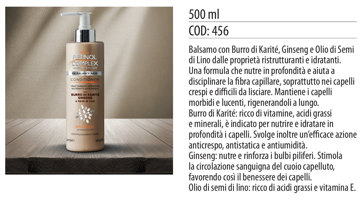 Conditioner TRATTAMENTO INTENSIVO ANTICRESPO 500ml