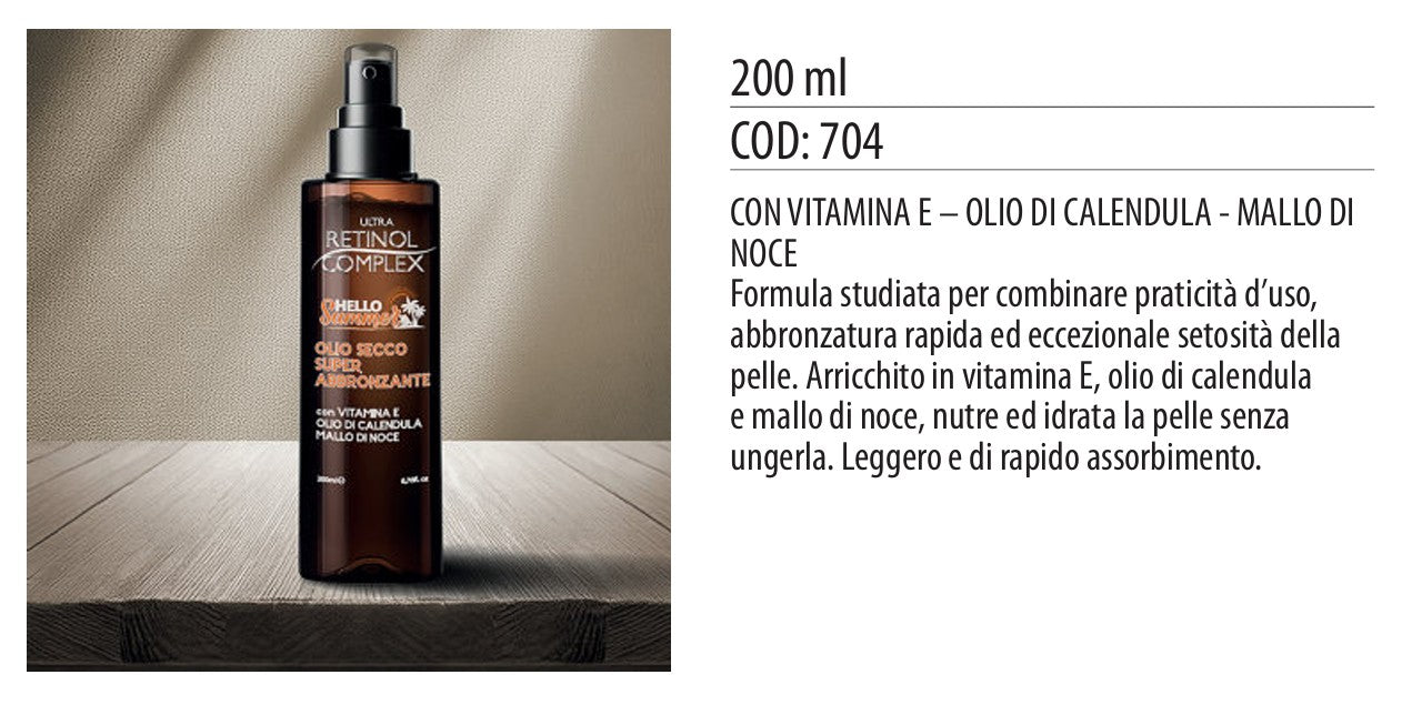 OLIO SECCO Super Abbronzante 200 ml