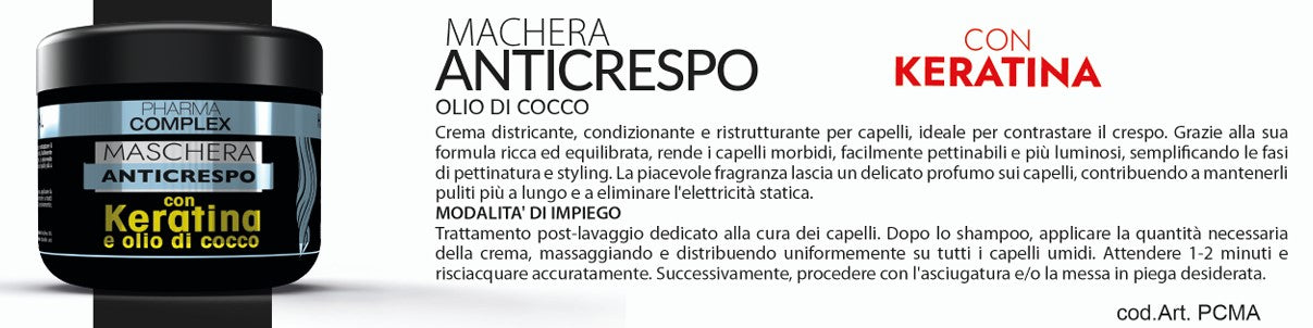 Pharma Complex MASCHERA CAPELLI ANTICRESPO 500ml