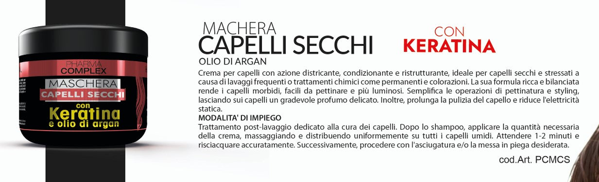 Pharma Complex MASCHERA CAPELLI SECCHI 500ml