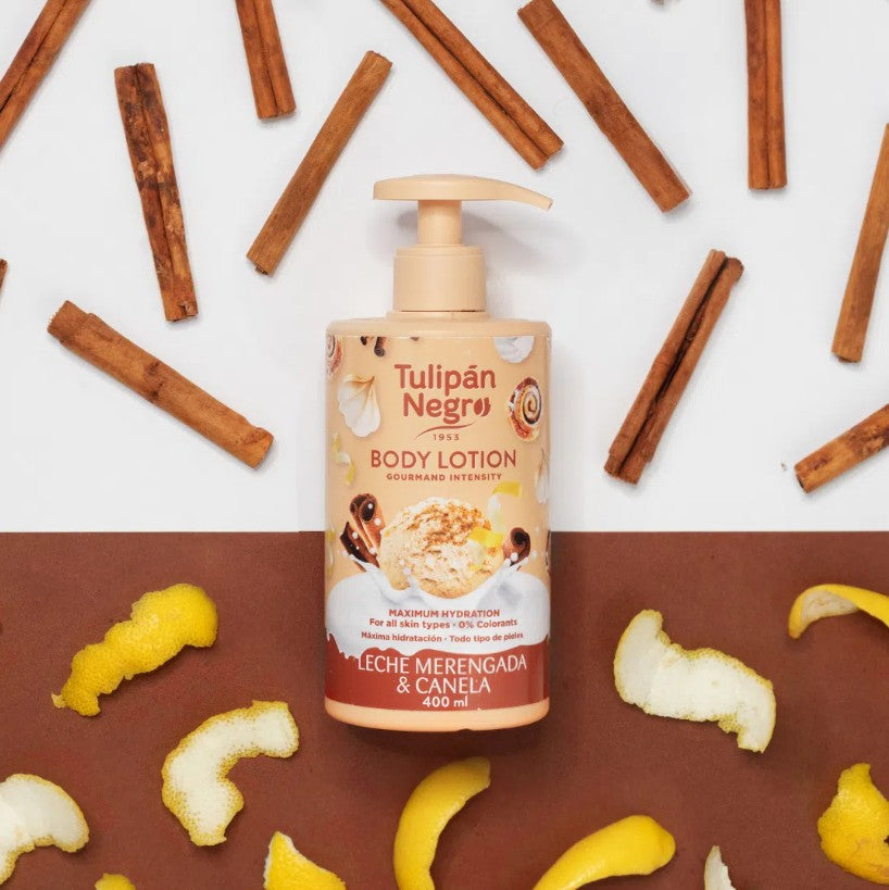 Crema corpo DISPENSER LECHE MERENGADA & CANELA 400 ML