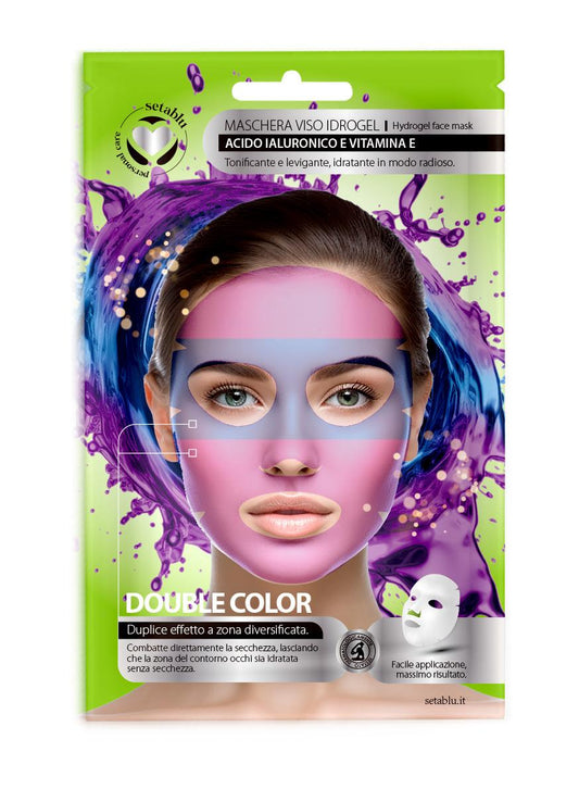 Setablu MASCHERA VISO DOUBLE COLOR ACIDO VITAMINE E