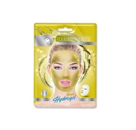 MASCHERA VISO ILLUMIMENTE GOLD