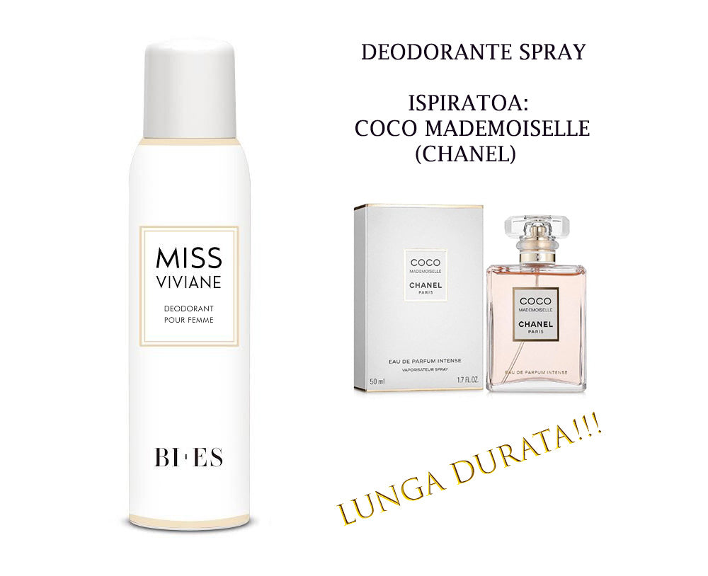 Blister 12pz. Deodorante Bi.Es. MISS VIVIANE 150ml