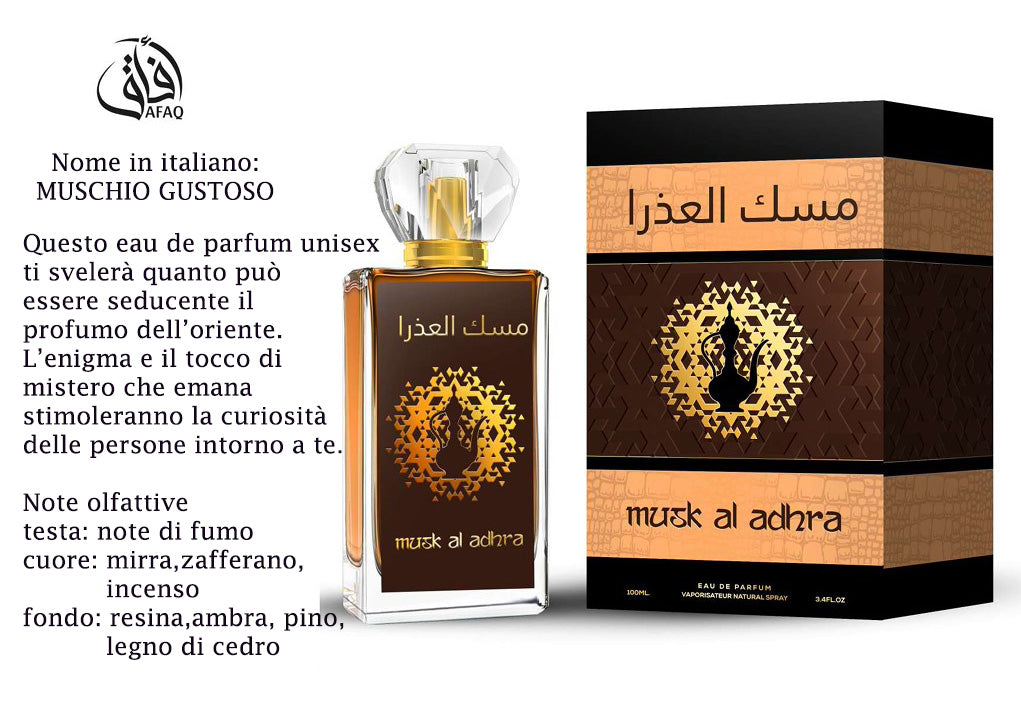 Profumo Afaq MUSK AL ADHRA 100 ml