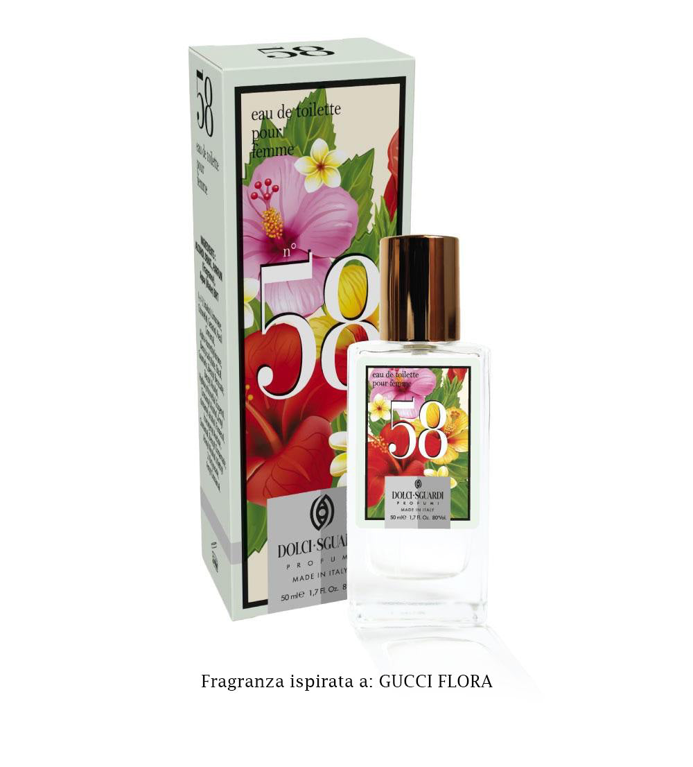 Profumo DOLCI SGUARDI N.58 (Gucci Flora) 50 ml