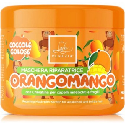 Maschera capelli con Cheratina ORANGOMANGO 500 ml