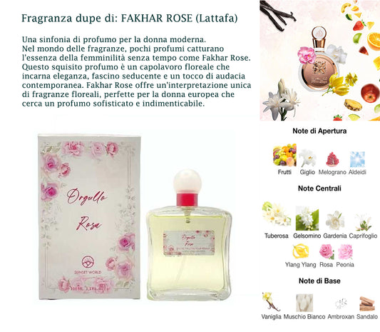 Profumo Sunset World ORGULLO ROSA 100ml