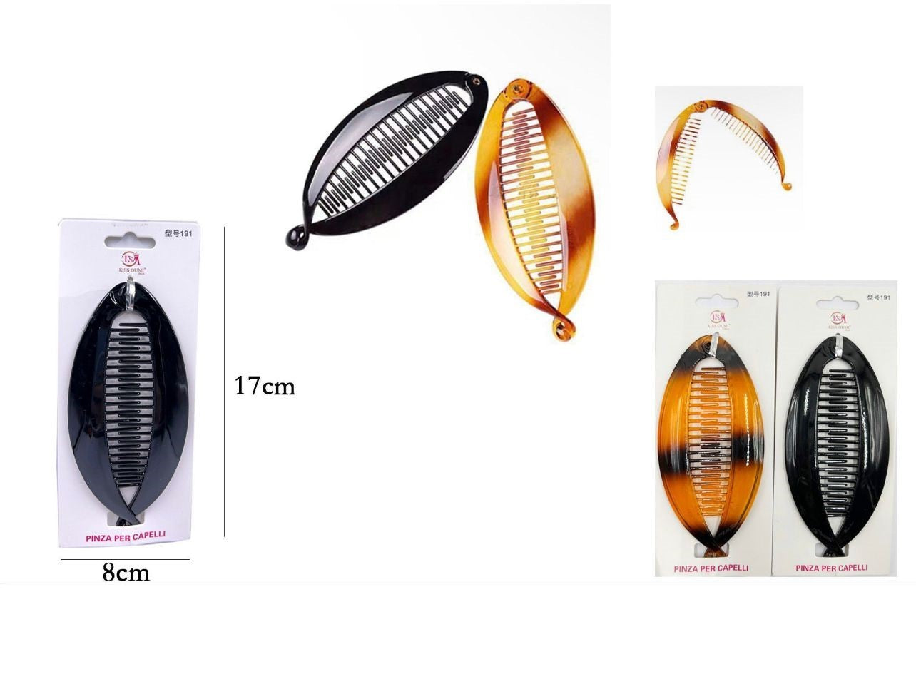 Ferma coda a pesce misura grande