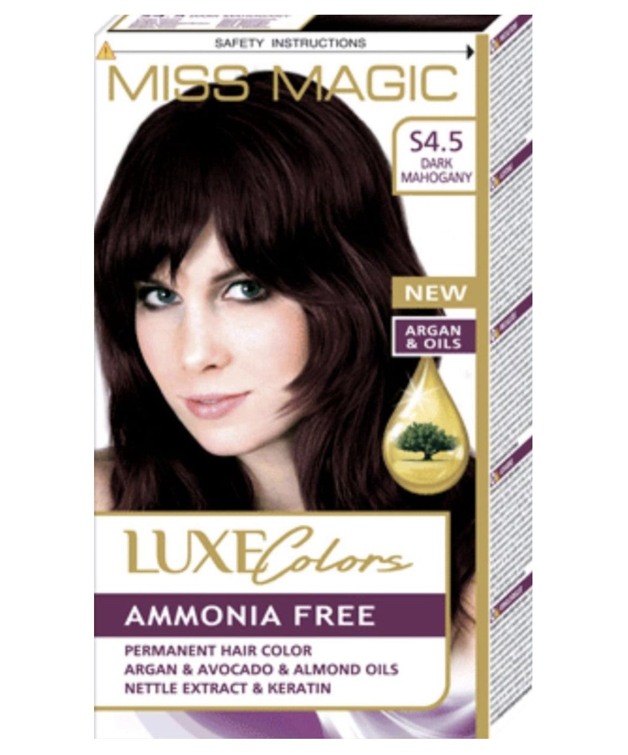 MISS MAGIC S 4.5 Senza Ammoniaca Mogano Scuro