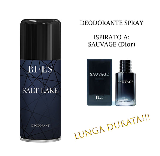 Blister 12pz. Deodorante Bi.Es. SAKT LAKE 150ml
