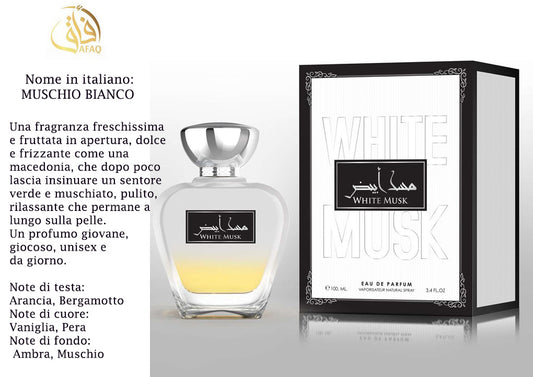 Profumo Afaq WHITE MUSK 100 ml